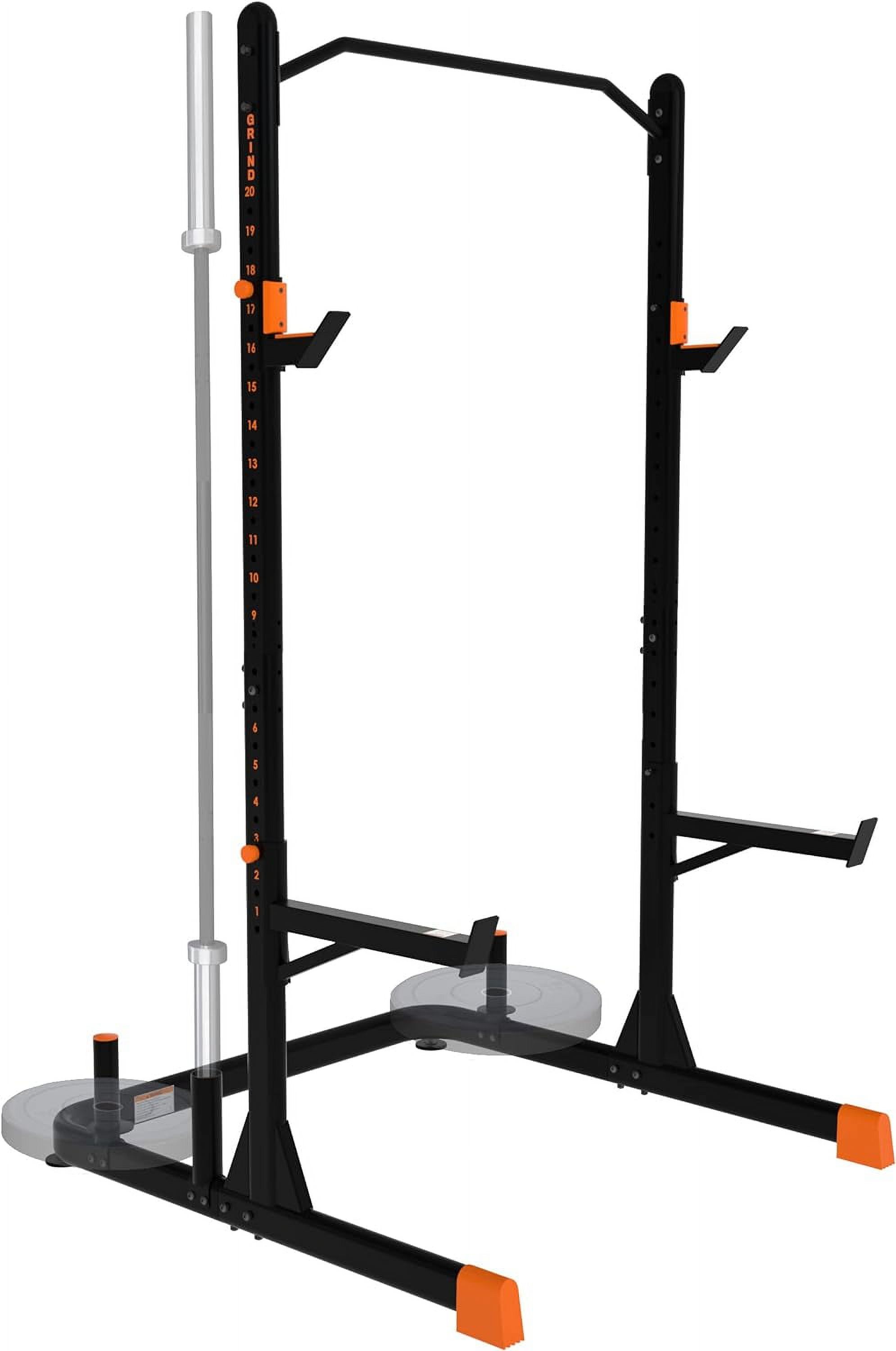 Alpha2000 Squat Stand, Exercise Rack With Pull-Up Bar, Barbell Holder ...