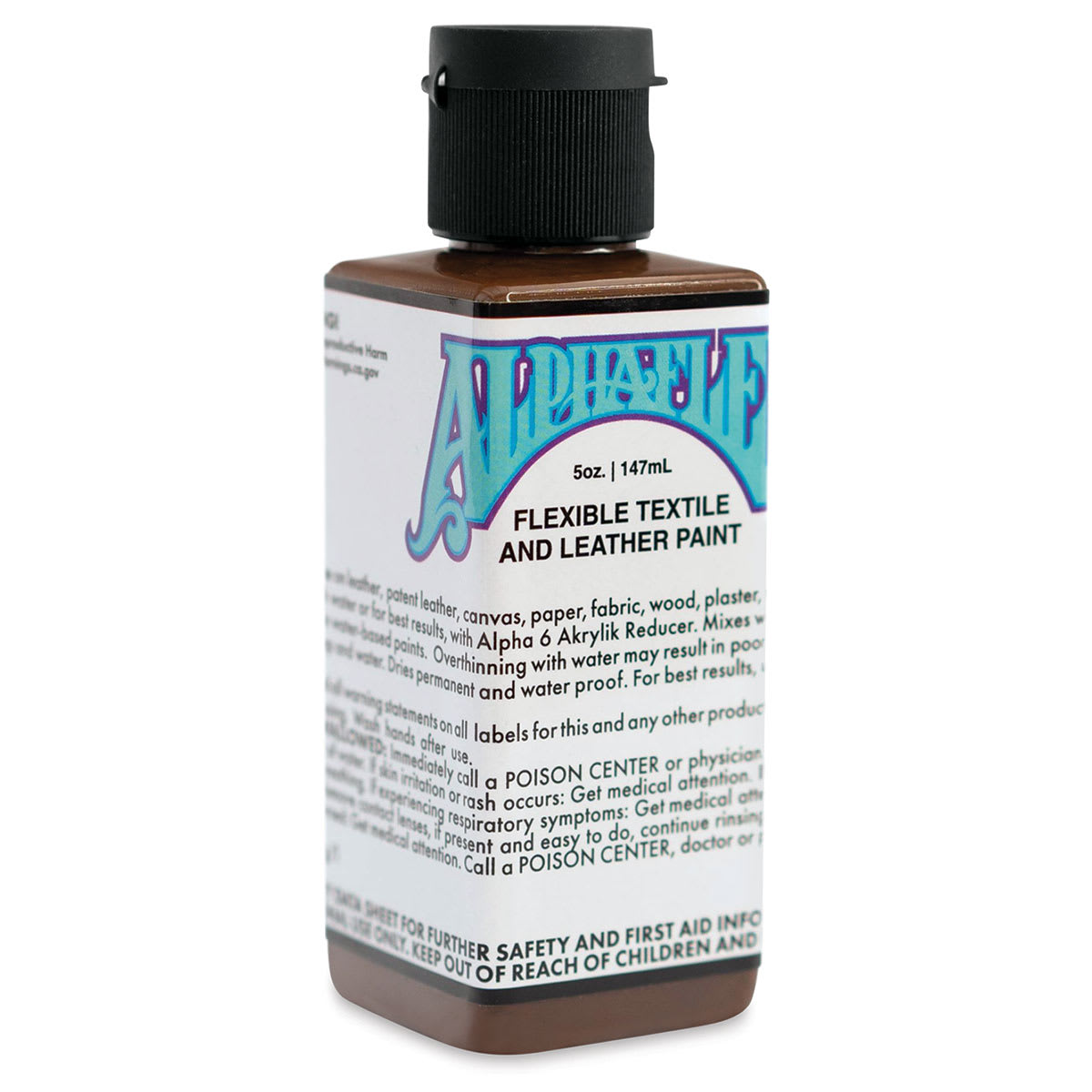 Alpha6 AlphaFlex Textile and Leather Paint - Medium Brown, 147 ml ...