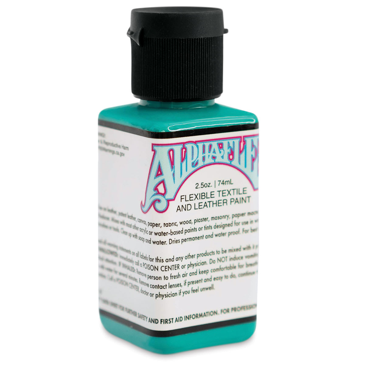 Alpha6 AlphaFlex Textile and Leather Paint - Peacock, 74 ml, Bottle ...