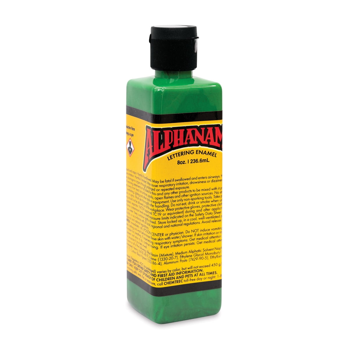 Alpha6 Alphanamel Lettering Enamel Hot Rod Green, 236.6 ml, Bottle