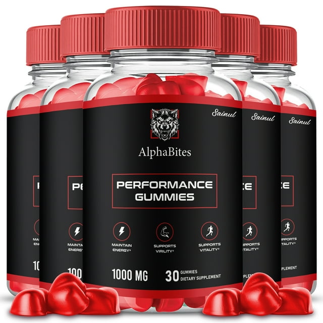 Alpha Bites Gummies Alphabites Advanced Formula Max Performance Gummies Reviews AlphaBites Performance Gummies for Men, Maximum Strength Formula, Alpha