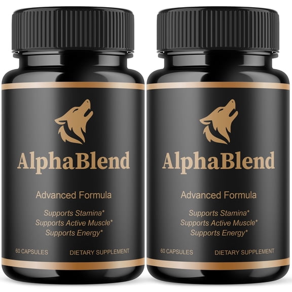 AlphaBlend Advanced Formula Pills All Natural Vitamin Supplement Alpha Blend 120 Capsules