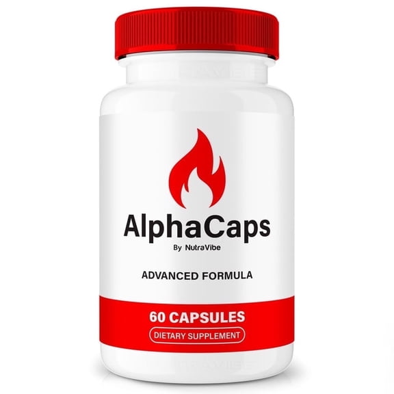 AlphaCaps Original Alpha Caps Capsules with a Natural Daily Blend for Energy & Wellness |Clean, Gentle, Easy-to-Swallow Pills (60 Capsules)