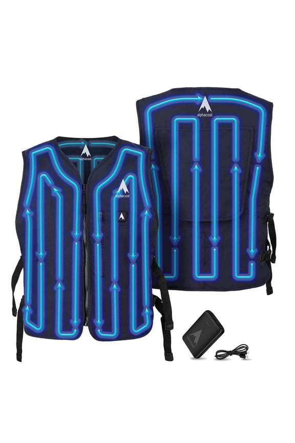 5V Touch Button Circulatory Cooling Vest One Size