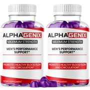 AlphaGenix Gummies Advanced Formula All Natural Vitamin Supplement Alpha Genix 120 Gummies