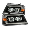 thumbnail image 1 of AlphaRex 04-08 Ford F150 / 06-08 Lincoln Mark LT LUXX-Series LED Projector Headlights Black, 1 of 7