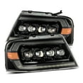 thumbnail image 1 of AlphaRex 04-08 Ford F150 / 06-08 Lincoln Mark LT NOVA-Series LED Projector Headlights Alpha-Black, 1 of 7
