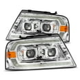 thumbnail image 1 of AlphaRex 04-08 Ford F150 / 06-08 Lincoln Mark LT PRO-Series Halogen Projector Headlights Chrome, 1 of 7