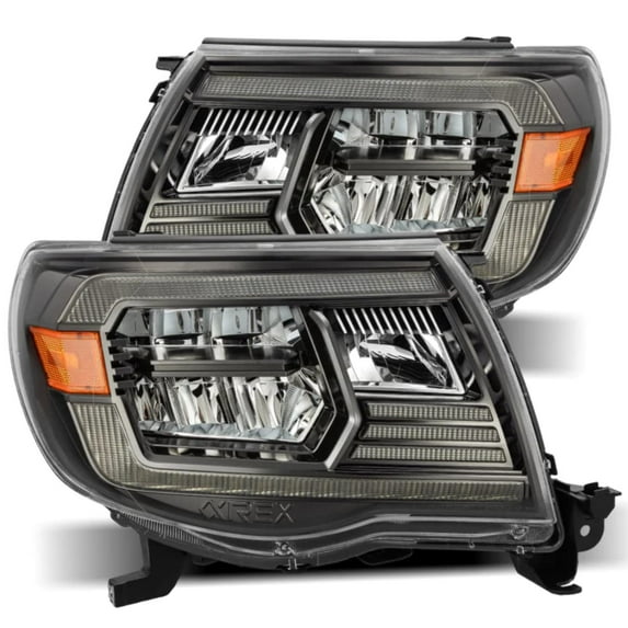 AlphaRex USA 880733 LUXX Series LED Projector Headlights fits Toyota Tacoma