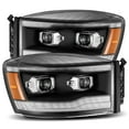 thumbnail image 1 of AlphaRex 06-08 Dodge Ram LUXX-Series LED Projector Headlights Black, 1 of 7