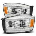 thumbnail image 1 of AlphaRex 06-08 Dodge Ram PRO-Series Halogen Projector Headlights Chrome, 1 of 7