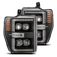 thumbnail image 1 of AlphaRex 08-10 Ford Super Duty/Excursion NOVA-Series LED Projector Headlights Black, 1 of 7