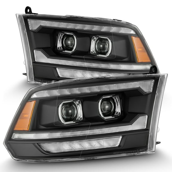 AlphaRex 09-18 Ram Truck (MK II 5th Gen 2500 Style) LUXX-Series LED Projector Headlights Chrome