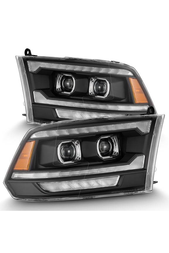 09-18 Ram Truck (MK II 5th Gen 2500 Style) LUXX-Series LED Projector Headlights Chrome