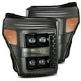 thumbnail image 1 of AlphaRex 11-16 Ford Super Duty NOVA-Series LED Projector Headlights Alpha-Black, 1 of 7