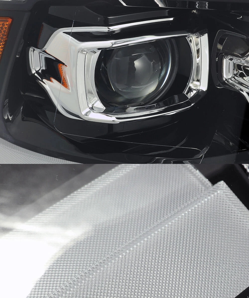 AlphaRex 13-18 Ram (Stock Projector) Base Model Projector Headlights ...