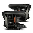 thumbnail image 1 of AlphaRex 18-20 Ford F150 (MK II 14th Gen Style) LUXX-Series LED Projector Headlights Alpha-Black, 1 of 7