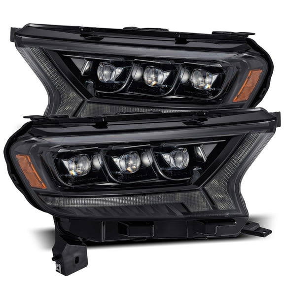 AlphaRex 19-22 Ford Ranger NOVA-Series LED Projector Headlights Alpha-Black