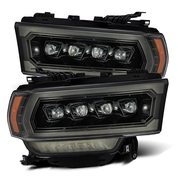 AlphaRex 19-22 Ram 2500/3500/4500/5500 NOVA-Series LED Projector Headlights Alpha-Black
