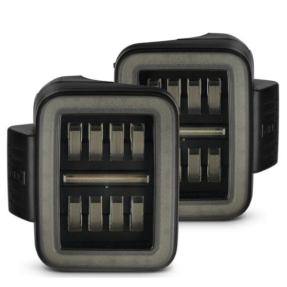 AlphaRex USA 602050; 19-24 Jeep Gladiator JT Nova-Series Prismatic LED Tail Lights - Alpha-Black