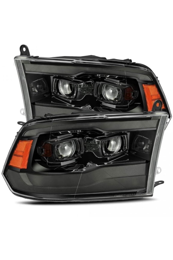 LUXX LED Headlights for 09-14 Ford F150 - Black/Red