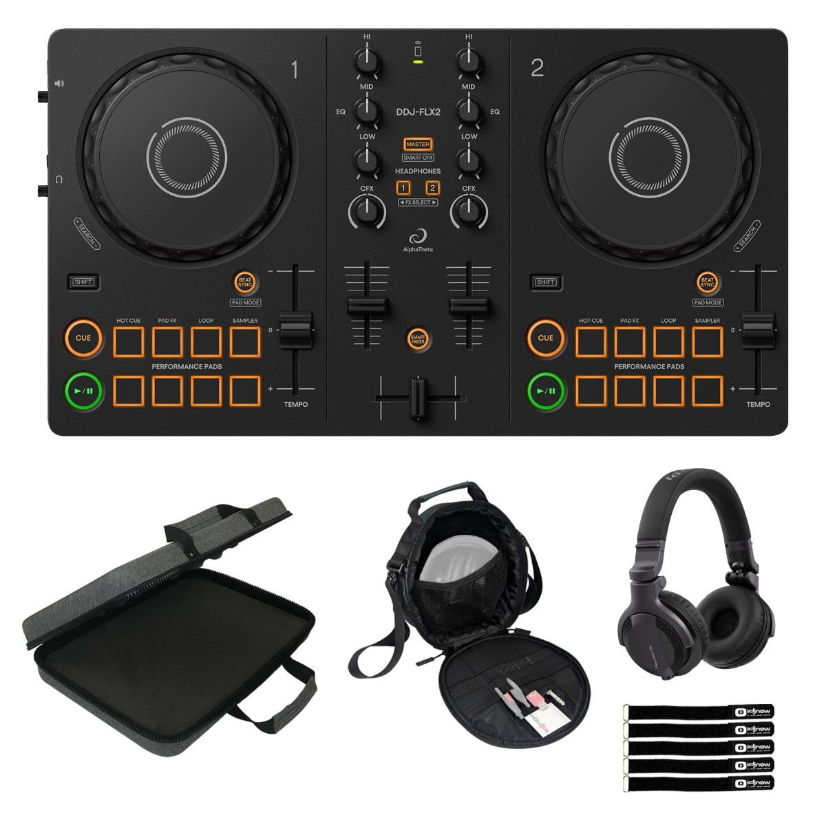 DJコントローラー AlphaTheta DDJ-FLX2 と専用ケース Amazon.co.jp: CASEMATIX 防水ハードケース Pioneer DJ