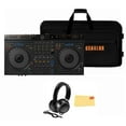 thumbnail image 1 of AlphaTheta DDJ-GRV6 4-Channel Performance DJ Controller Bundle with Case, Headphones, and Austin Bazaar Polishing Cloth, 1 of 8