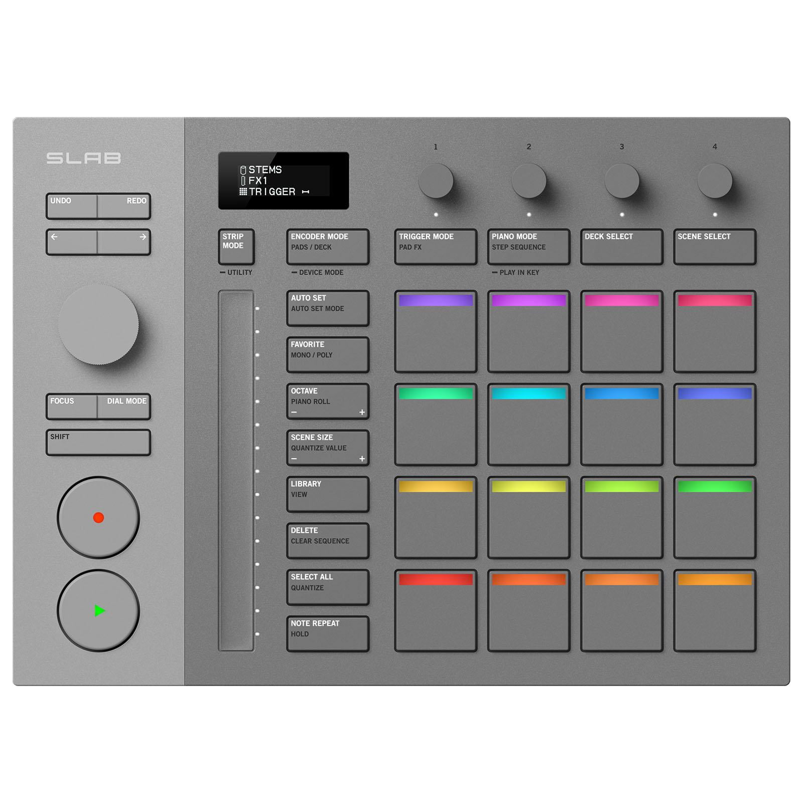 AlphaTheta SLAB Music Production Controller Optimized for Serato Studio