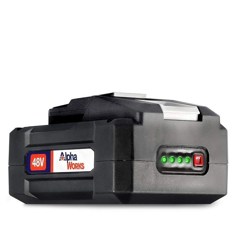 AlphaWorks 48V Lithium Ion Battery - 2Ah, 88.8Wh Capacity