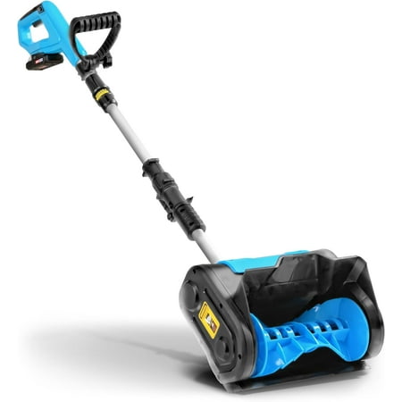 AlphaWorks Portable Electric Snow Thrower & Shovel - 20V 2Ah Cordless Battery System