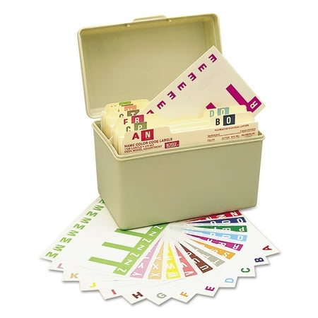 AlphaZ Color-Coded First Letter Combo Alpha Labels A/N, 1.16 x 3.63, Red/White, 5/Sheet, 20 Sheets/Pack