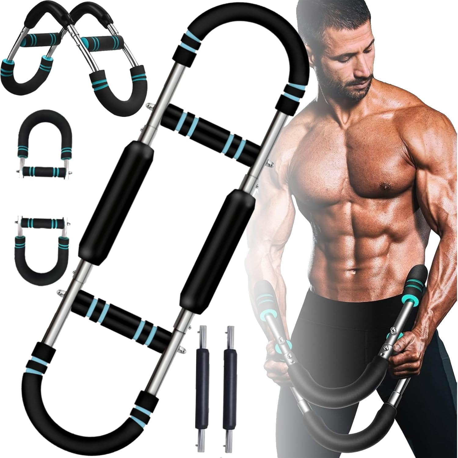 Entraîneur De Bras Ajustable Twister - Résistance 60-100 Lbs, Avec Sangle Pectorale