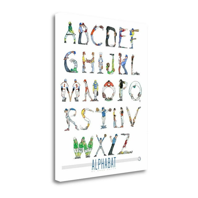 "Alphabat" By Doug Keith, Fine Art Giclee Print on Gallery Wrap Canvas, Ready to Hang