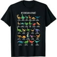 thumbnail image 1 of Alphabet A-Z ABC Dino Identification Short Sleeve T-Shirt, 1 of 5
