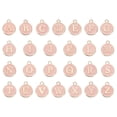 thumbnail image 1 of Alphabet A-Z Enamel Letter Charm Jewelry Charm Enamel Initial Charm Gold Light Pink Pendant Charm, 26 Pack, 1 of 6