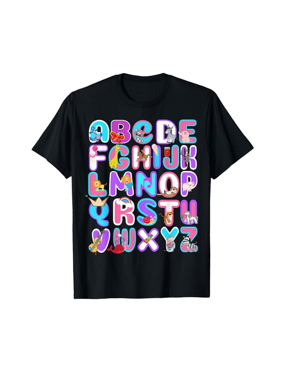 Alphabet ABC Preschool Girls T-Shirt