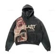 Alphabet Blast Print Pattern Skull Hoodie Best Sell Retro Y2K Hoodie
