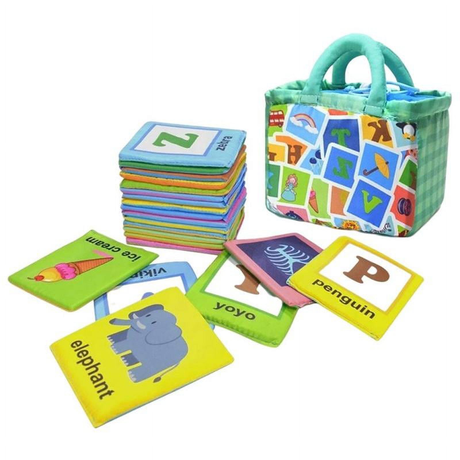 Alphabet Cards Waterproof Fabric Puzzle Toy ABC Flash Cards for