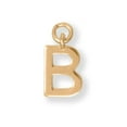 thumbnail image 1 of Alphabet Charm 14k Gold-plated Sterling Silver Letter B, 1 of 1