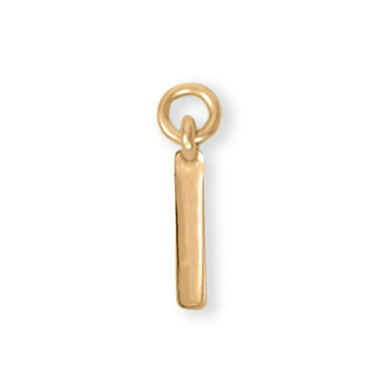 Alphabet Charm 14k Gold-plated Sterling Silver Letter A Alphabet Charm 14k Gold-plated Sterling Silver Letter A