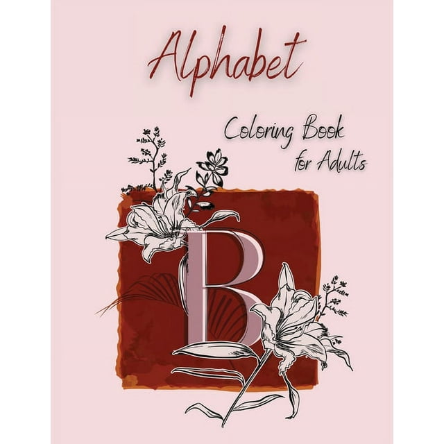 Alphabet Coloring Book for Adults