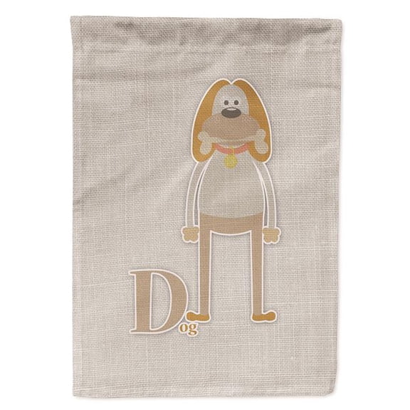 Alphabet D for Dog Garden Size Flag