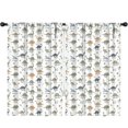 thumbnail image 1 of Alphabet Dinosaur Names Chart Pattern Insulated Teens Curtains Set Of 2, Bedroom Essentials, Toddler Room Decor 52"x84", 1 of 5