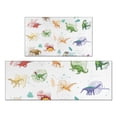 thumbnail image 1 of Alphabet Dinosaur Names Chart Pattern Kitchen Rugs Sets Of 2,Anti Fatigue Kitchen Mat Rugs Non Slip Washable,Decorative Kitchen Floor Mats for Kitchen,Sink,Laundry,17"x30"+17"x47", 1 of 7