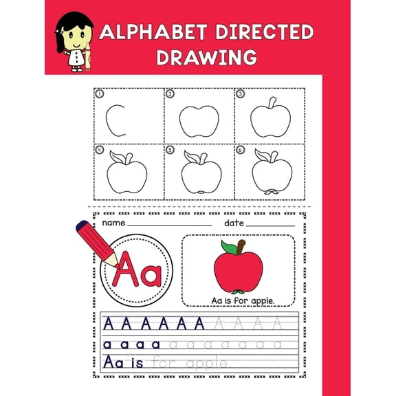 Alphabet Directed Drawing, (Paperback)