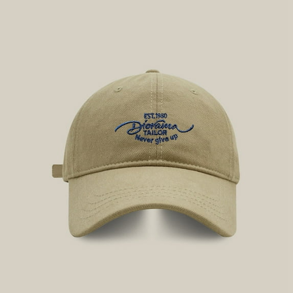 Alphabet Embroidered Baseball Cap Sports Casual Face Cap Woman Beach Hat Hat Tennis Sports Visor for Women Prick Hat Visor Caps Mesh Visor Nice Visors Foam Visors with Coil Bands Suit Hat Travel