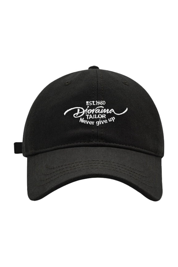 Alphabet Embroidered Baseball Cap Sports Casual Face Cap