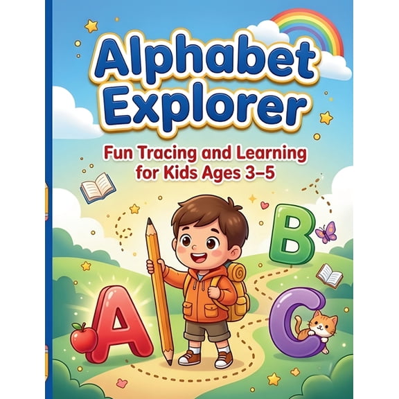 Alphabet Explorer: Fun Tracing and Learning for Kids Ages 3-5, (Paperback)