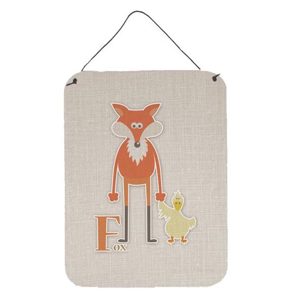Alphabet F for Fox Wall or Door Hanging Prints