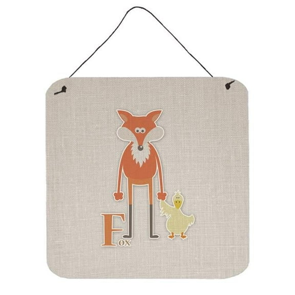 Alphabet F for Fox Wall or Door Hanging Prints